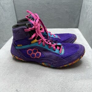 RUDIS Alpha Wrestling Shoes Mens 9.5 Womens 11 Purple Pink Teal High Top